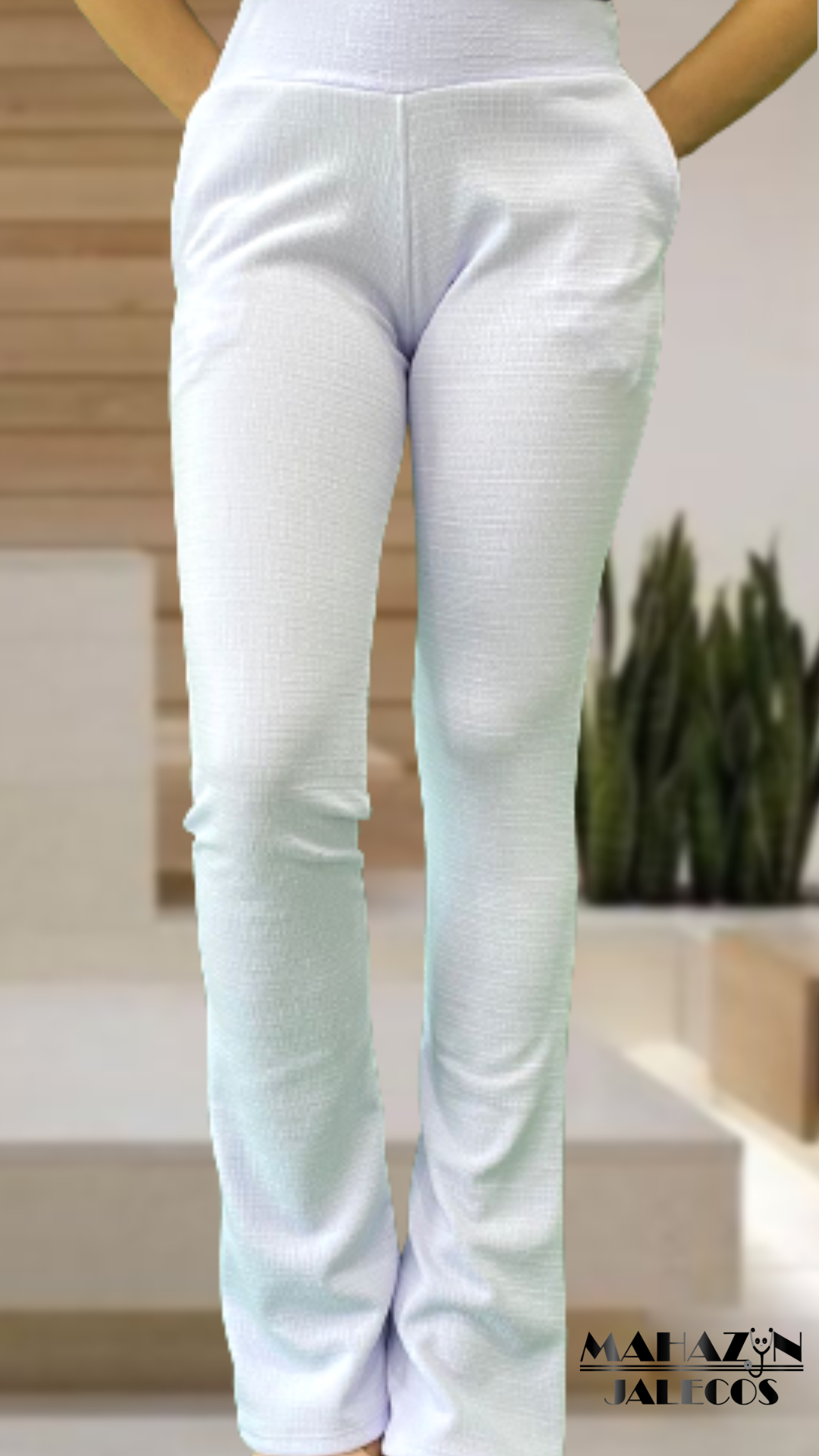 Calça Flare Feminina Azul - Imagem 3