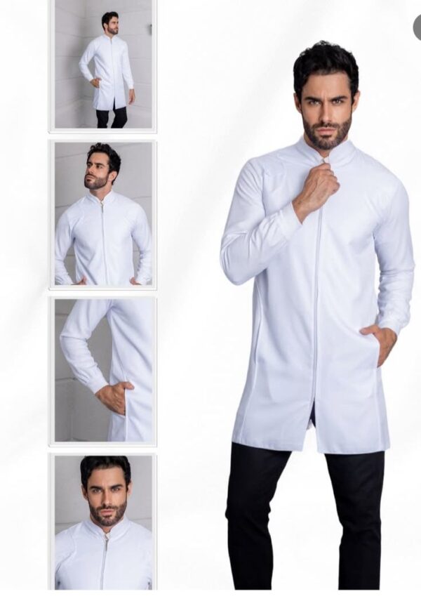 Jaleco Masculino Mônaco - Branco