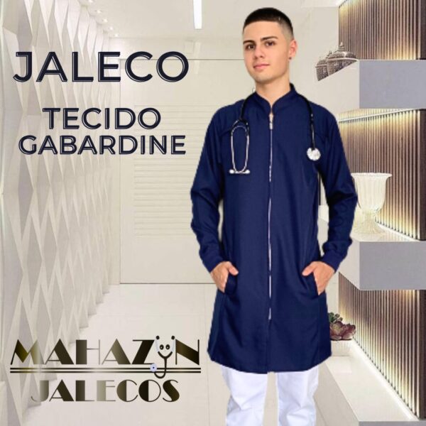 Jaleco Masculino Mônaco - Azul Marinho
