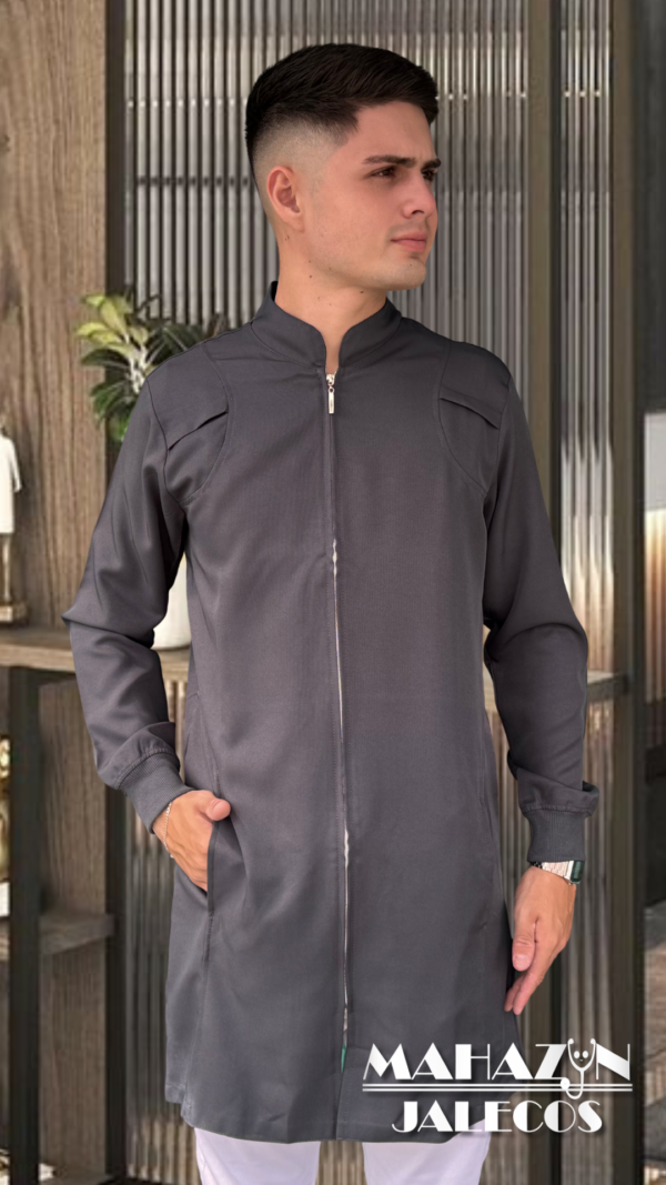 Jaleco Masculino Mônaco  - Cinza