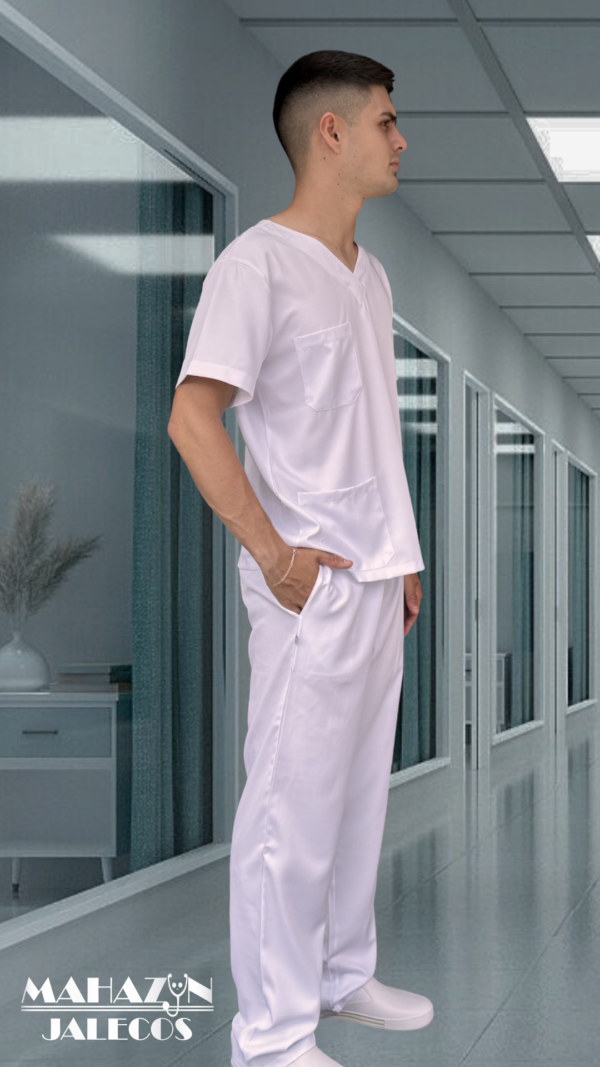 Scrub Masculino Unicolors Branco